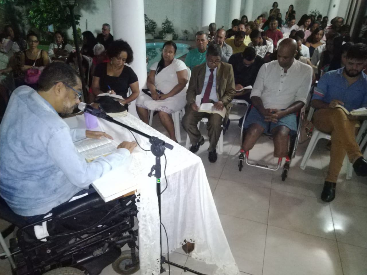 Público da 7 ª edição do Culto A Carne na Brasa